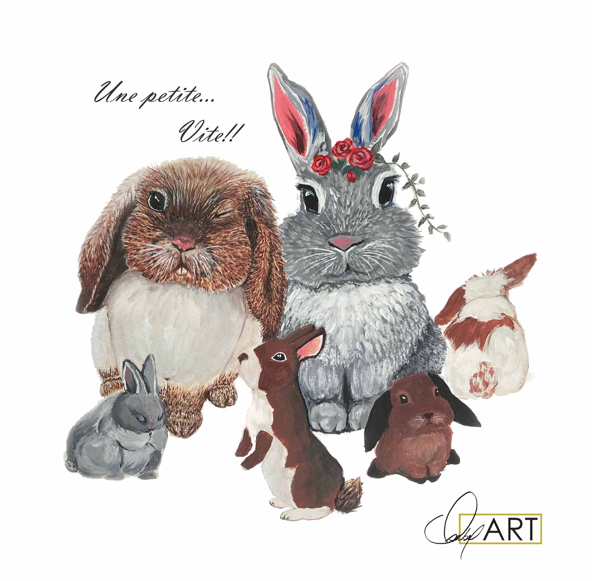 Sous verres Collection Chauds Lapins – Image 5